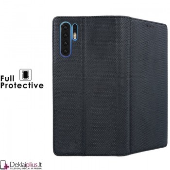 Telone smart magnet serijos atverčiamas dėklas - juodas (Huawei P30 Pro) Telone smart magnet serijos atverčiamas dėklas - juodas (Huawei P30 Pro)